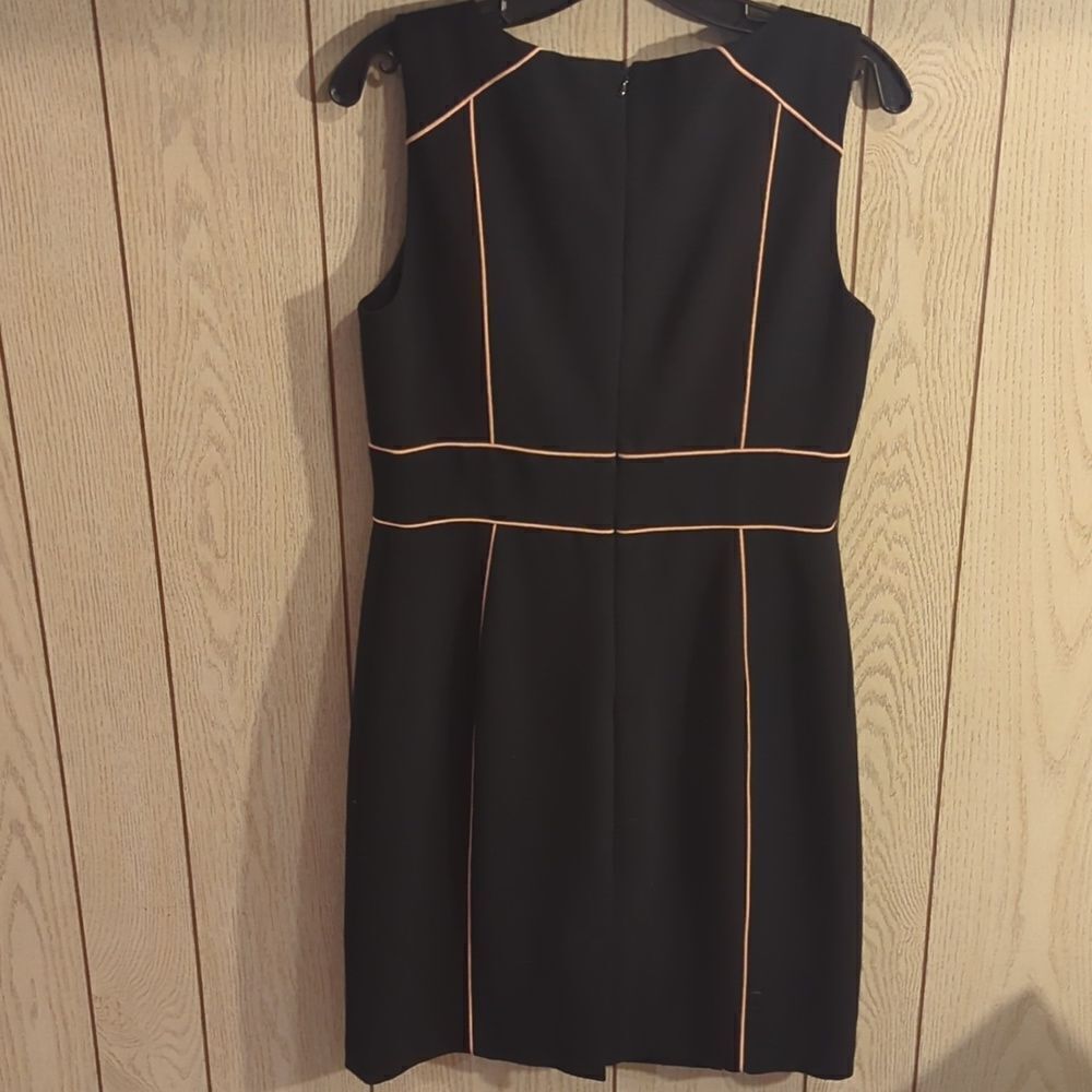 Ann Taylor Loft sheath dress. Sheath dresses are form-fitting, straight-cut